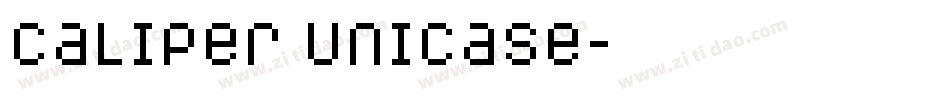 Caliper Unicase字体转换